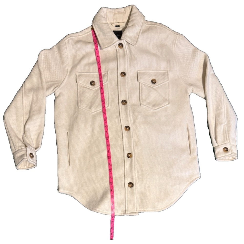 RDI Cream Textured Oversized Shacket – Women’s Size Small - Picture 13 of 15